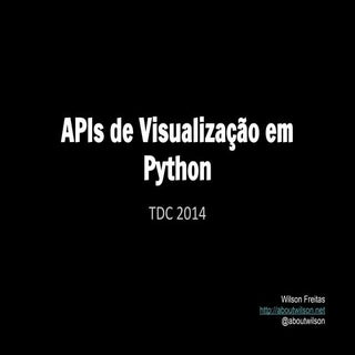 APIs de Visualização em Python