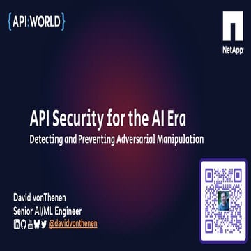 API Security for the AI Era: Detecting and Preventing Adversarial Manipulation