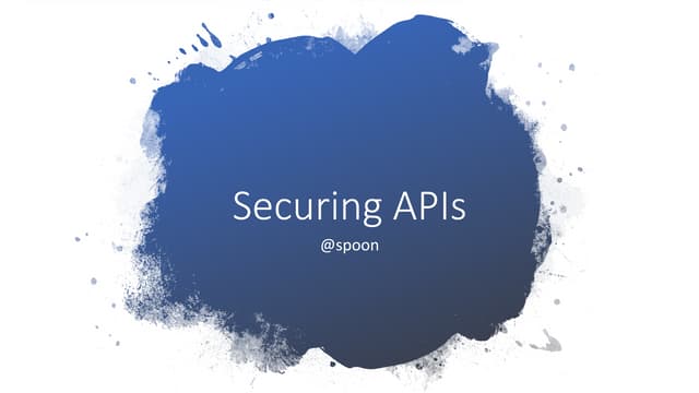 IBM APIc API security protection mechanism