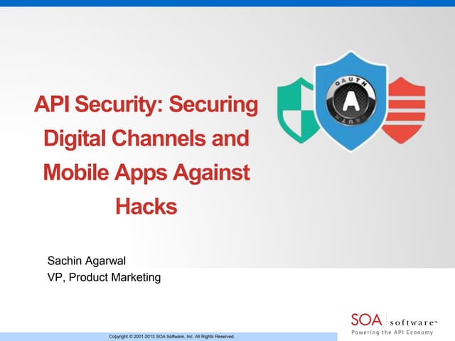 API Security: Securing Digital Channels and Mobile Apps Against Hacks