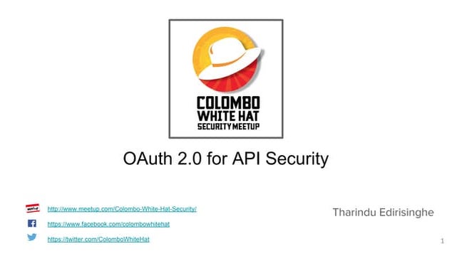 Api security with OAuth