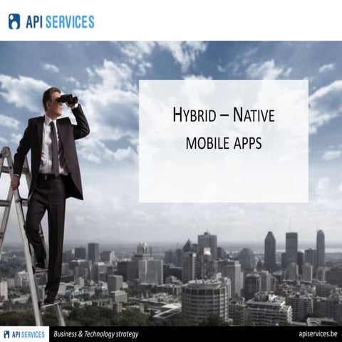 B2B mobile apps: Native - Hybrid development approach. Strategic Considerations