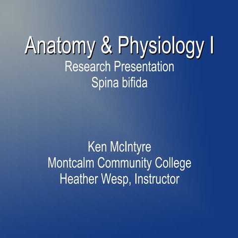 Spina Bifida | PPT