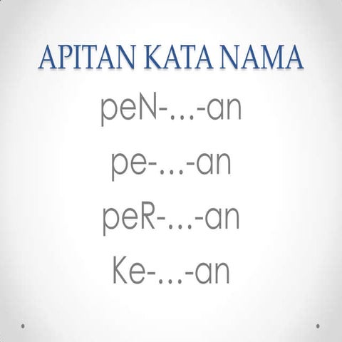 Apitan kata nama