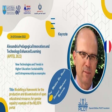 Modeling a Framework for Production and Dissemination of Open Educational Res...