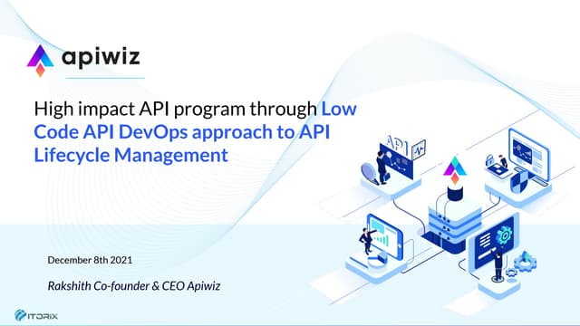 apidays LIVE Paris 2021 - Low-Code API DevOps approach to API Lifecycle Manag...