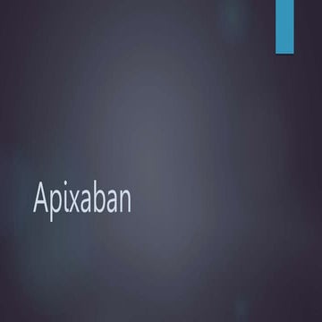 Apixaban-VTE.pptx