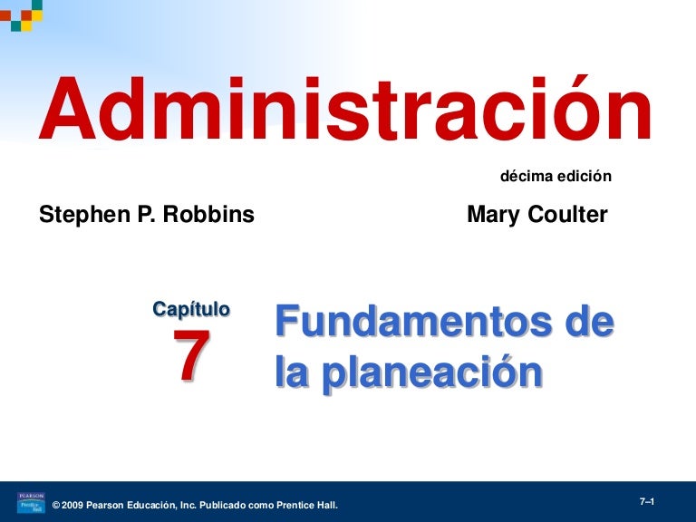 A planeacion robbins y coulter A planeacion robbins y coulter