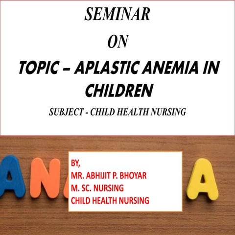 Aplastic anaemia