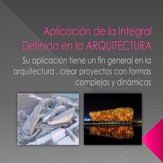 Aplicación de la integral definida ...