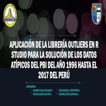 Aplicación de la librería Outliers en R Studio para analizar datos ...