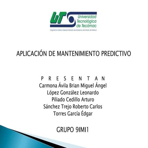 Aplicación de mantenimiento predictivo a transformador