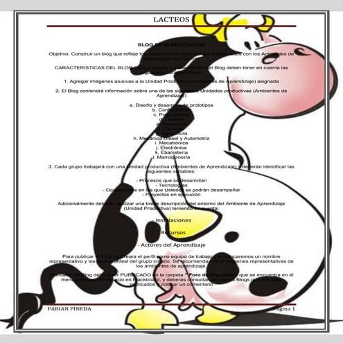 Aplicación de un blog final