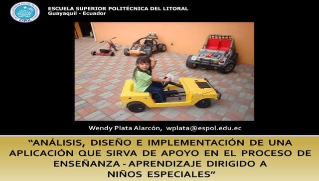 APLICACIÓN COMPUTACIONAL PARA NIÑOS ESPECIALES