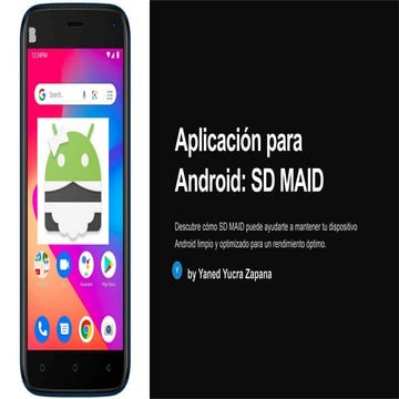 Aplicación de optimización de rendimiento SD Maid para Android