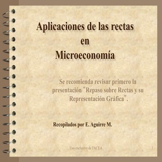 Aplicacion de la ecuacion de la recta