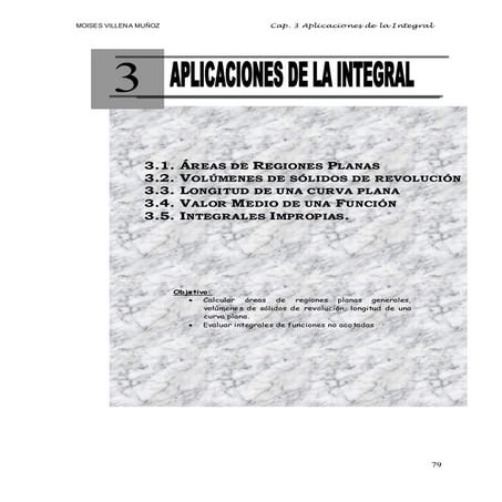 Aplicaciones de integral
