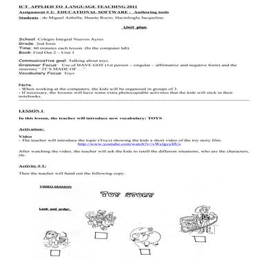Assignment nº 2 HOT POTATOES ACTIVITIES