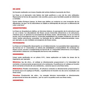 Aplicaciones de la linea