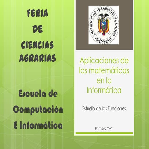 Aplicaciones de las matemáticas en la informática