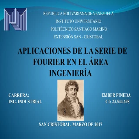 Aplicaciones de las series de fourier en el área de la ingeníeria
