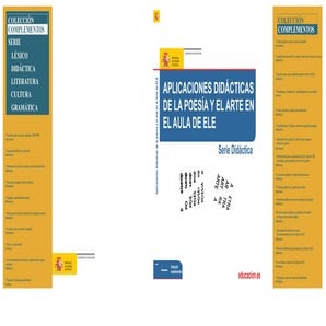 Aplicaciones didácticas de la poesía en el aula de ELE