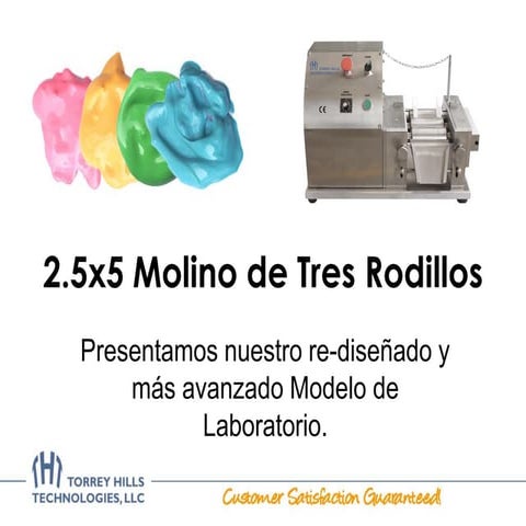 Aplicaciones en diversas industrias del molino de tres rodillos