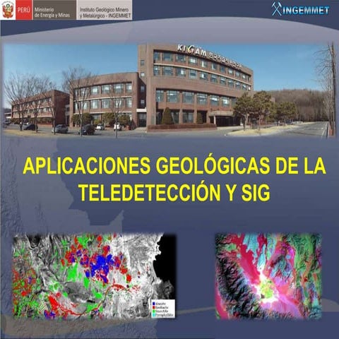 Aplicaciones geológicas de la teledetección y SIG
