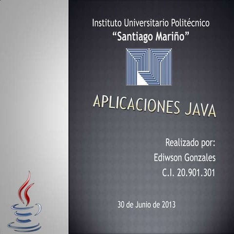 Aplicaciones java