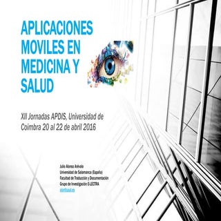 Aplicaciones moviles en medicina y ...