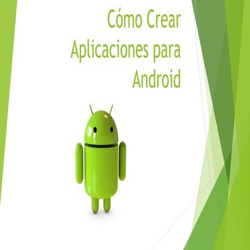 Cómo Crear Aplicaciones para android