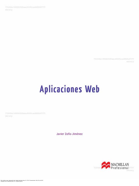 Aplicaciones web
