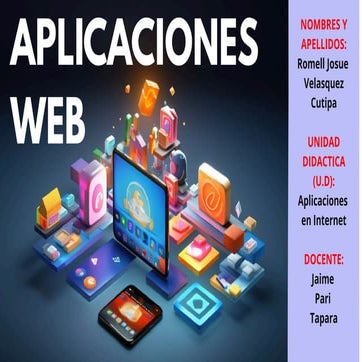 Las Aplicaciones WEB / Maniobra y Recursos