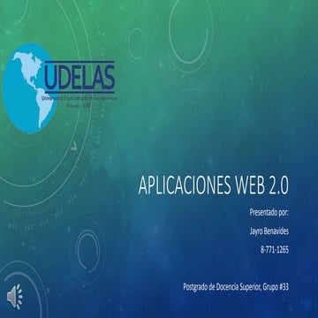Aplicaciones web 2.0