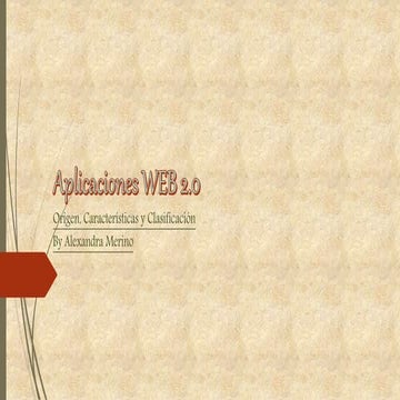 APLICACIONES WEB 2.0   