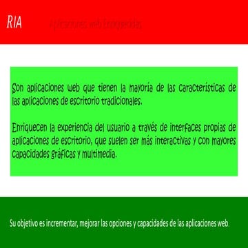Aplicaciones web enriquecidas "RIA"
