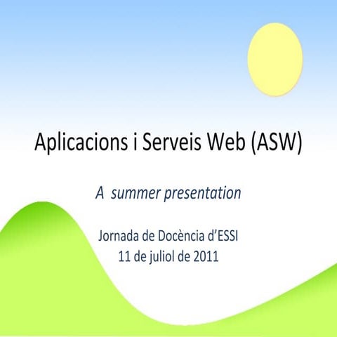 Aplicacions i serveis web (ASW)