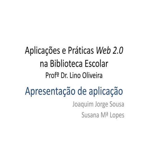 Aplicações web 2