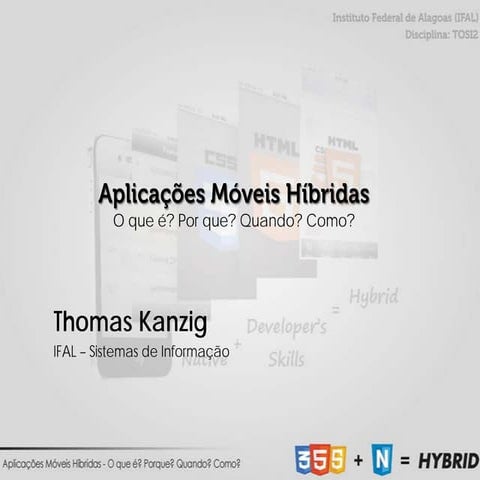 Aplicações Móveis Híbridas