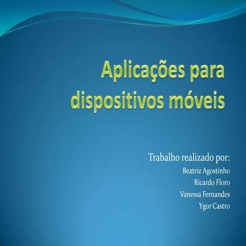 Aplicativos para dispositivos móveis