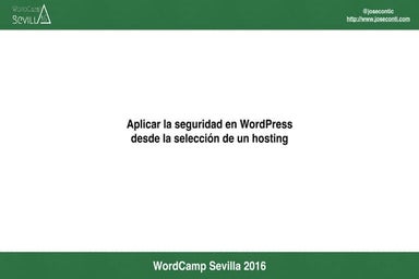 Aplicar la seguridad en WordPress desde la selección de un hosting 