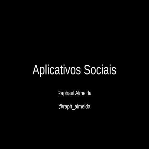 Aplicativos sociais