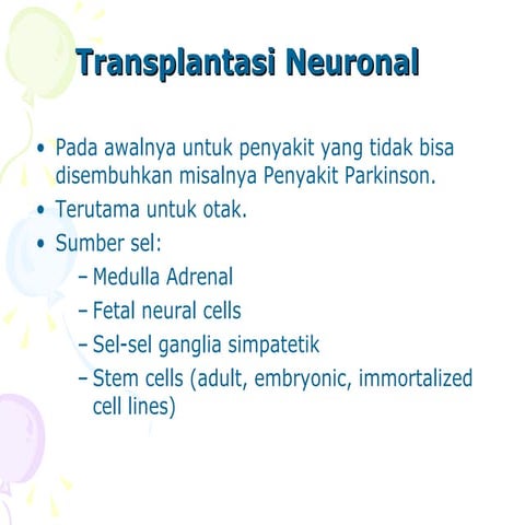 Aplikasi Stem Cell Pada Penyakit Parkinson