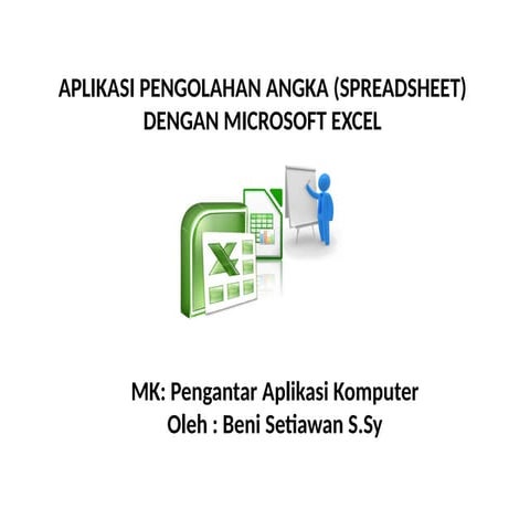 materi kuliah pengantar Aplikasi Excel 2027 | PPTX