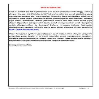 Menyelesaikan program linear dengan...