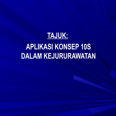 Aplikasi konsep  10 S