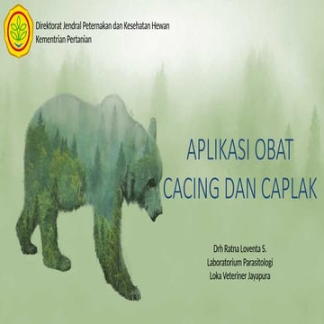 materiAPLIKASI OBAT CACING DAN CAPLAK.pptx