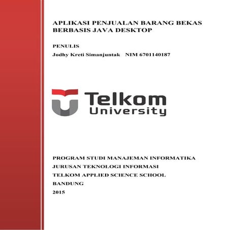 Aplikasi penjualan barang bekas 