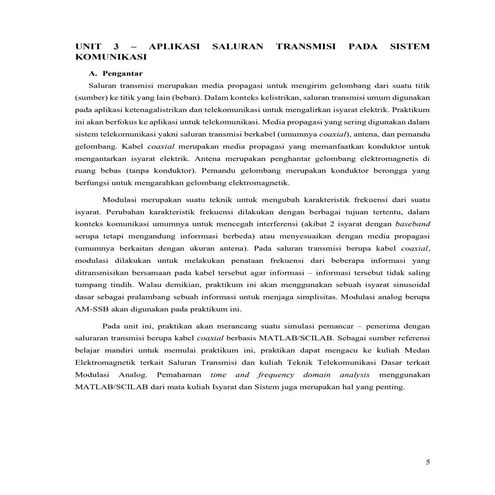 Aplikasi Saluran Transmisi Pada Sistem Komunikasi.pdf