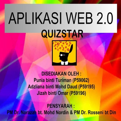 Aplikasi web 2 quizstar